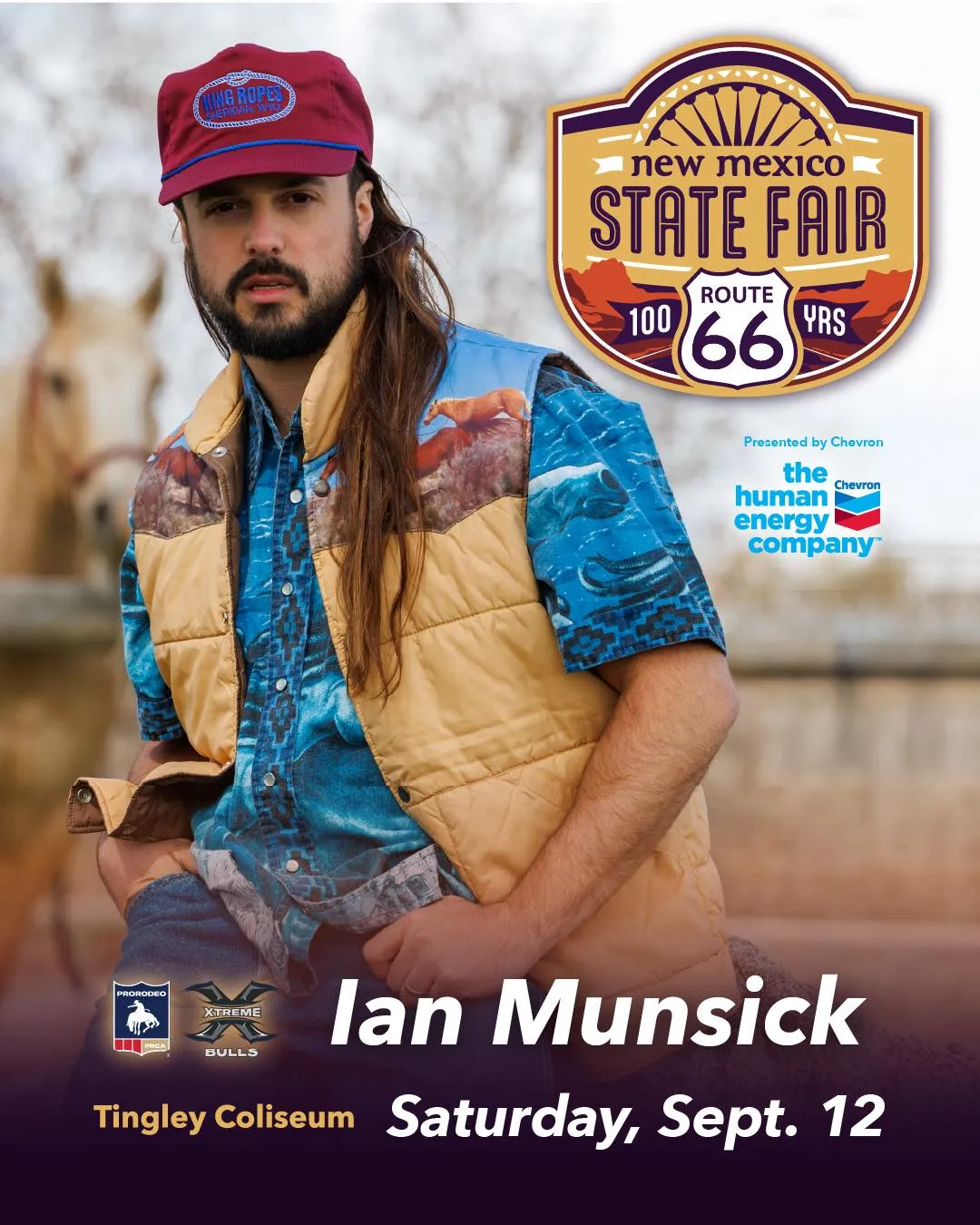 Ian Munsick With Chevron PRCA Xtreme Bulls